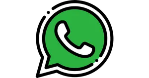 Whats App Logo Green Background PNG