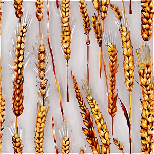 Wheat Field At Sunrise PNG 05252024