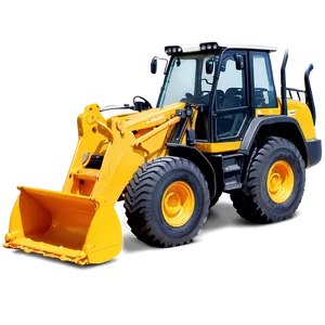 Wheel Loader Backhoe Png 06272024 PNG image