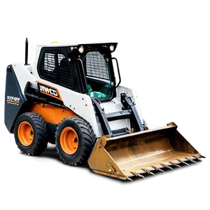 Wheeled Skid Steer Loader PNG 8