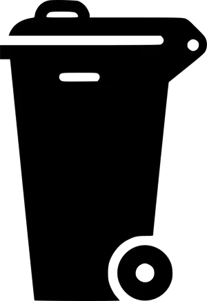 Wheelie Trash Bin Icon
