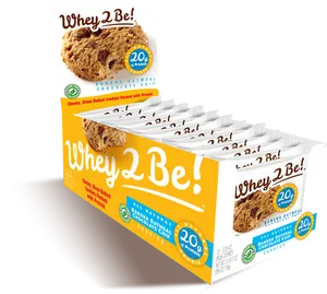 Whey2 Be Protein Oatmeal Cookies Packaging PNG image