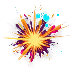 Whimsical Cartoon Explosion PNG 06212024