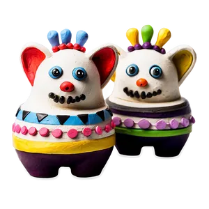 Whimsical Clay Creatures Png 06212024 PNG image