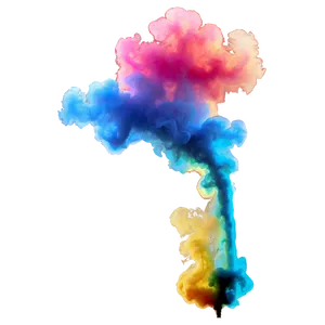 Whimsical Colored Smoke Png Glm PNG image