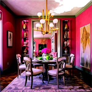 Whimsical Dining Room Touches Png 29 PNG image