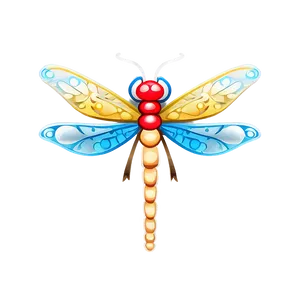Whimsical Dragonfly PNG Shv PNG