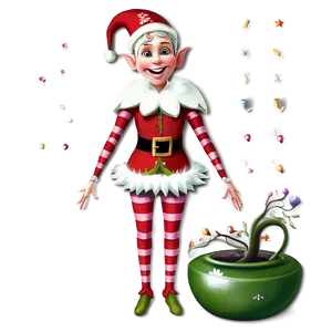 Whimsical Elf Body PNG 75