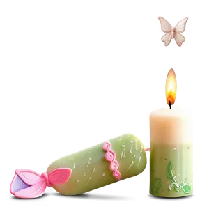 Whimsical Fairy Candle PNG Kcl