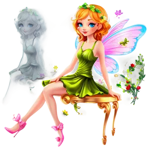 Whimsical Fairy Character Png 05062024 PNG image