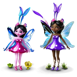 Whimsical Fairy Character PNG Mlu84