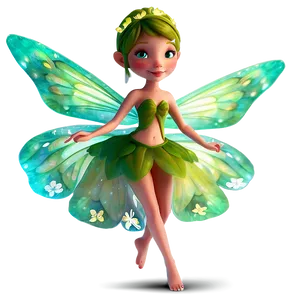 Whimsical Fairy Character PNG Otx