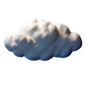 Whimsical Floating Cloud PNG 04302024