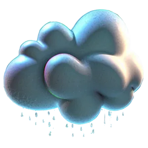 Whimsical Floating Cloud PNG Nad