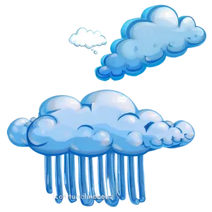 Whimsical Floating Cloud PNG Nso