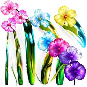 Whimsical Flowers Fantasy PNG 04292024