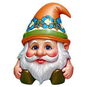 Whimsical Garden Gnome Png 06132024 PNG image