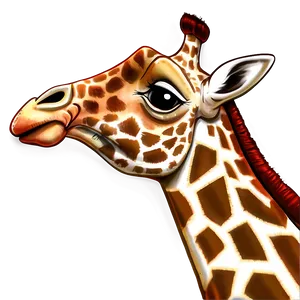 Whimsical Giraffe Character PNG Dbi