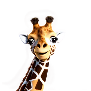 Whimsical Giraffe Character PNG Xif85