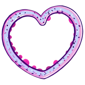 Whimsical Heart Doodle PNG Oqo PNG