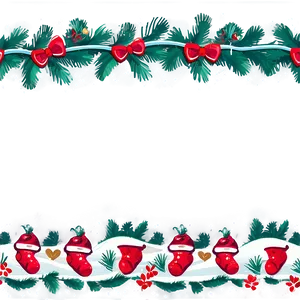 Whimsical Holiday Border Png 99 PNG image