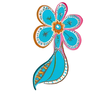 Whimsical Indie Flower Png Bvn PNG image