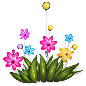 Whimsical Indie Flower Png Edi75 PNG image