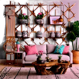 Whimsical Living Room Decor Png 89 PNG image