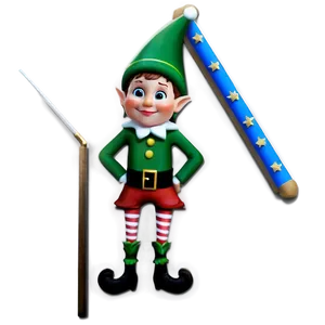 Whimsical Noel Elf PNG 06292024
