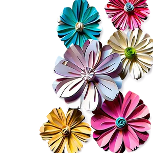 Whimsical Paper Flower PNG Ifx69 PNG
