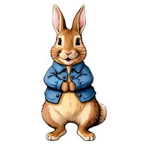 Whimsical Peter Rabbit Art PNG 06262024