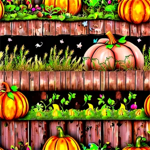 Whimsical Pumpkin Patch Journey PNG 06122024