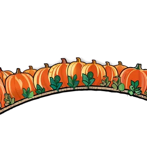 Whimsical Pumpkin Patch Journey Png Jet17 PNG image