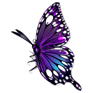 Whimsical Purple Butterfly Png 19 PNG image