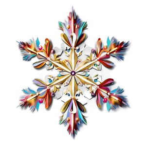 Whimsical Snowflake Creation Png 65 PNG image