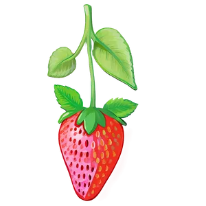 Whimsical Strawberry Png 20 PNG image