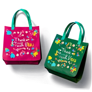 Whimsical Thank You Bag Png 77 PNG image