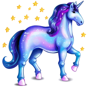 Whimsical Unicorn Clipart PNG 06262024