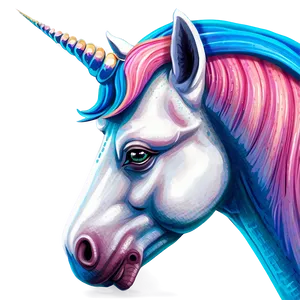 Whimsical Unicorn PNG 05032024