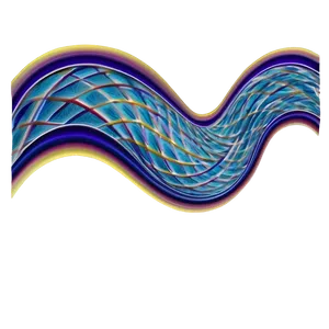 Whimsical Wavy Lines Spiral PNG 77