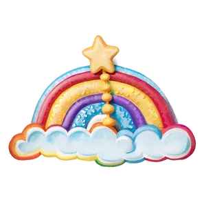 Whimsy Rainbow Png 06252024 PNG image