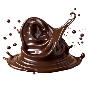 Whirling Chocolate Splash PNG Tgs PNG