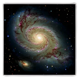 Whirlpool Galaxy Fantasy Png 06282024 PNG image