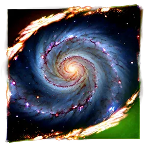 Whirlpool Galaxy Fantasy Png Mpe32 PNG image