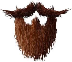 Whiskered Wings Moustache PNG image