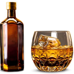 Whiskey Bottle Clipart PNG Wqm