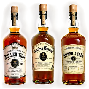 Whiskey Bottle Collection PNG Pdc