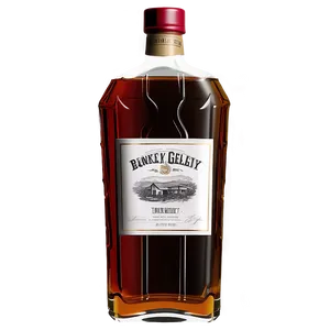 Whiskey Bottle Illustration PNG 4