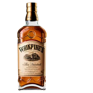Whiskey Bottle Outline PNG 49
