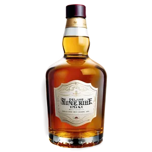 Whiskey Bottle Top View PNG 28 PNG